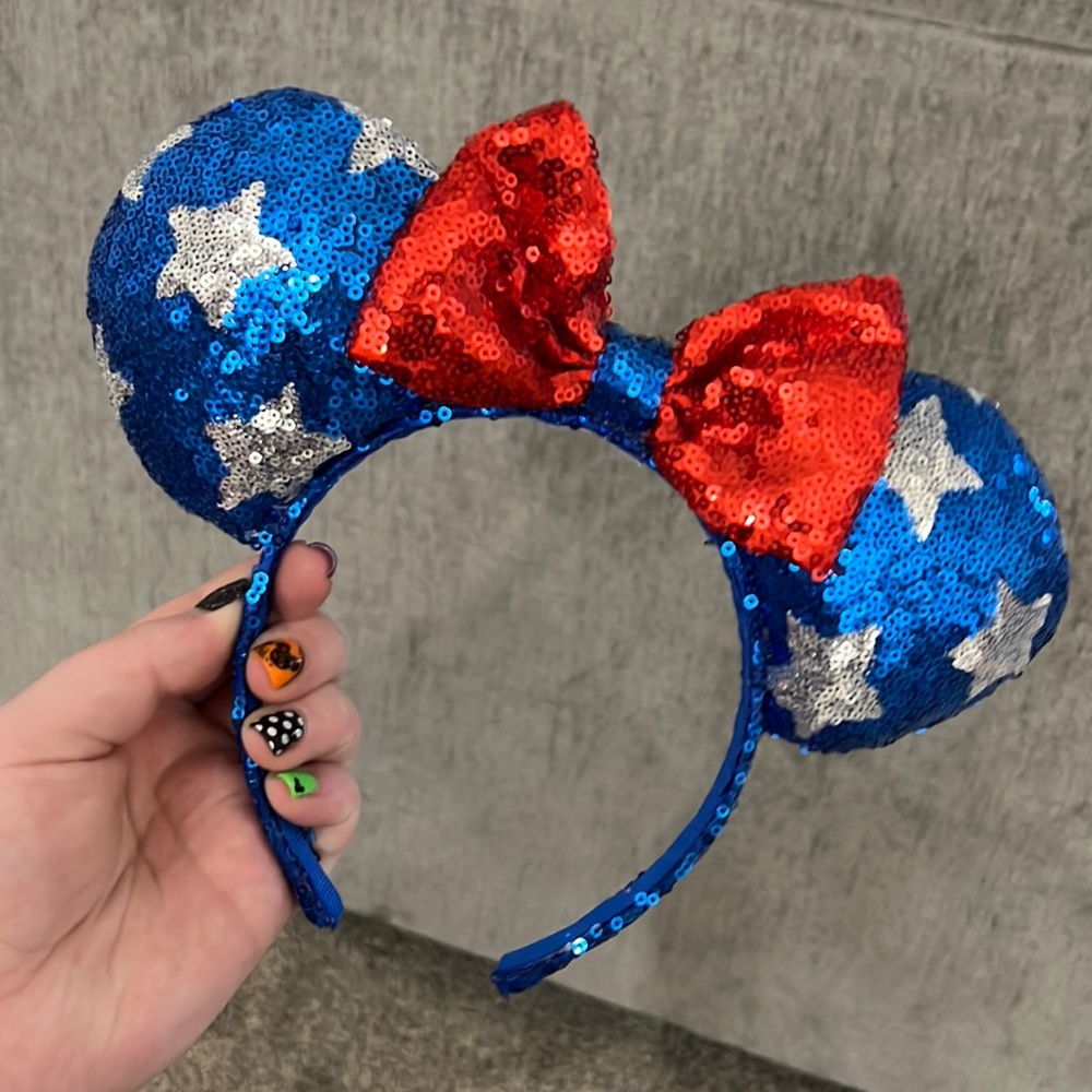 Patriotic Minnie Mouse Ears
